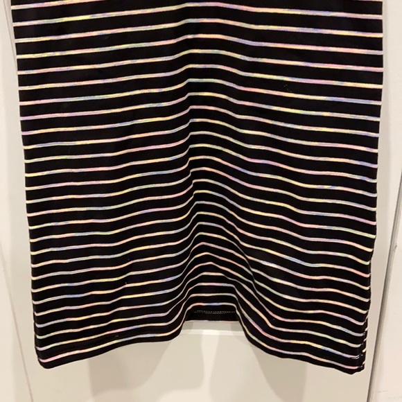 Ivivva Black & Pastel Rainbow Striped Racerback - Picture 4 of 7